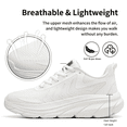 thumbnail image 4 of Ecetana Women Walking Shoes Breathable Comfort Sneakers Lightweight Non Slip Casual Shoes, 4 of 8