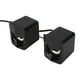 thumbnail image 4 of Altavoz de escritorio con subwoofer potente alimentado por USB, minialtavoz LED de escritorio para computadora portátil PalyStation4 en casa, color negro, 4 of 15