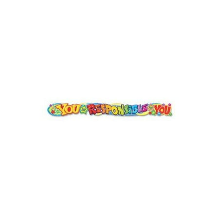 Quotable Expressions Wall Banner, You Are Responsible For You, 10 ft
