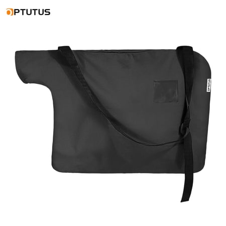 OPTUTUS Leaf Blower Vacuum Replacement Bag, 24×18 inch Heavy Duty Black Oxford Leaf Collection Bag, Universal Fit for Most Blowers