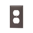 thumbnail image 1 of Placa de pared Leviton 80703 de 1 elemento, dúplex, termoplástico, marrón, 1 of 1