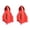 Red, variant on Weloille 2Pcs Aluminum Alloy Shape Bike Valve Cap
