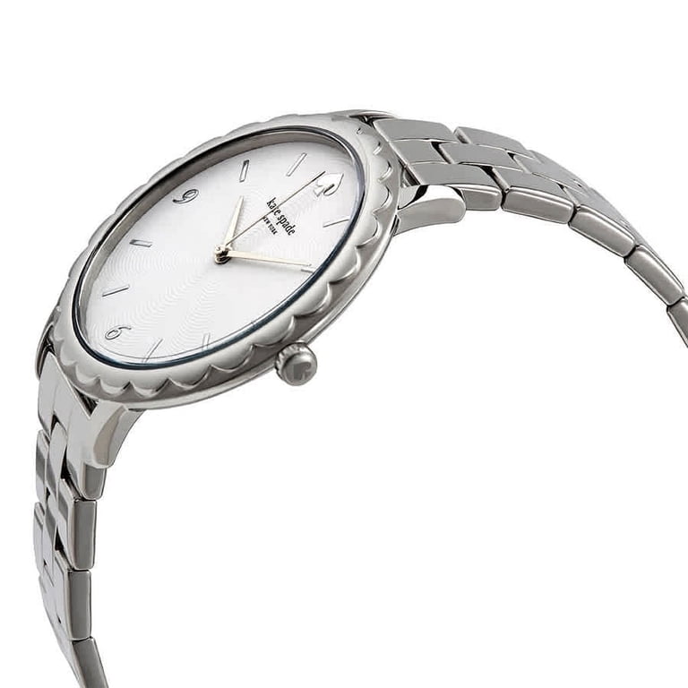 Kate Spade Silver Watch with White Dial s-l400.jpg main image 4