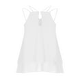 thumbnail image 5 of Besolor Women's Sleeveless Tank Tops Double Layer Chiffon Blouses Halter Neck Strappy Summer Camisole Shirts, 5 of 5