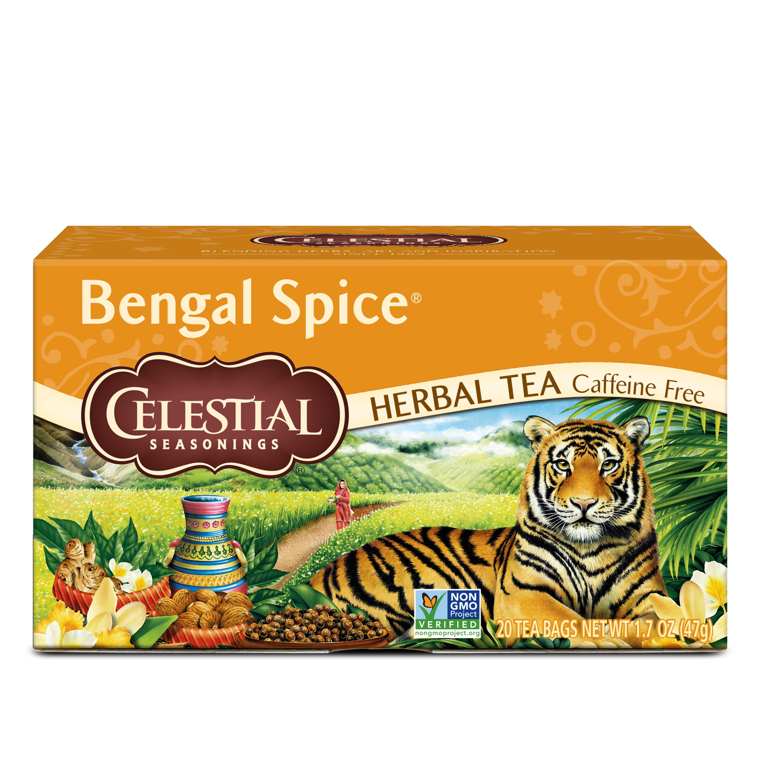 Celestial Seasonings - Herbal Tea Caffeine Free Bengal Spice - 20 Tea Bags
