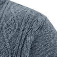 thumbnail image 5 of LOVZFMLL Sweaters for Men, Turtleneck Ribbed Cardigan, Casual Fashion Mandarin Collar Zipper Sweater Jacket Outerwear, Warm Winter Tops, Fall Clothes, 5 of 9