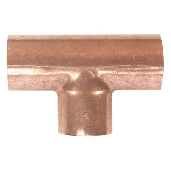 EPC 111 Series 32818 Pipe Tee, 1 in, Sweat, Copper