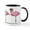 White/Black Inside, variant on CafePress - Cool Flamingos - 11 oz Ceramic Mug - Novelty Coffee Tea Cup