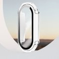 thumbnail image 3 of Caja de cristal Funda protectora de parachoques Funda protectora de parachoques de PC para Xiaomi Mi Band 8 Smart Band, 3 of 9