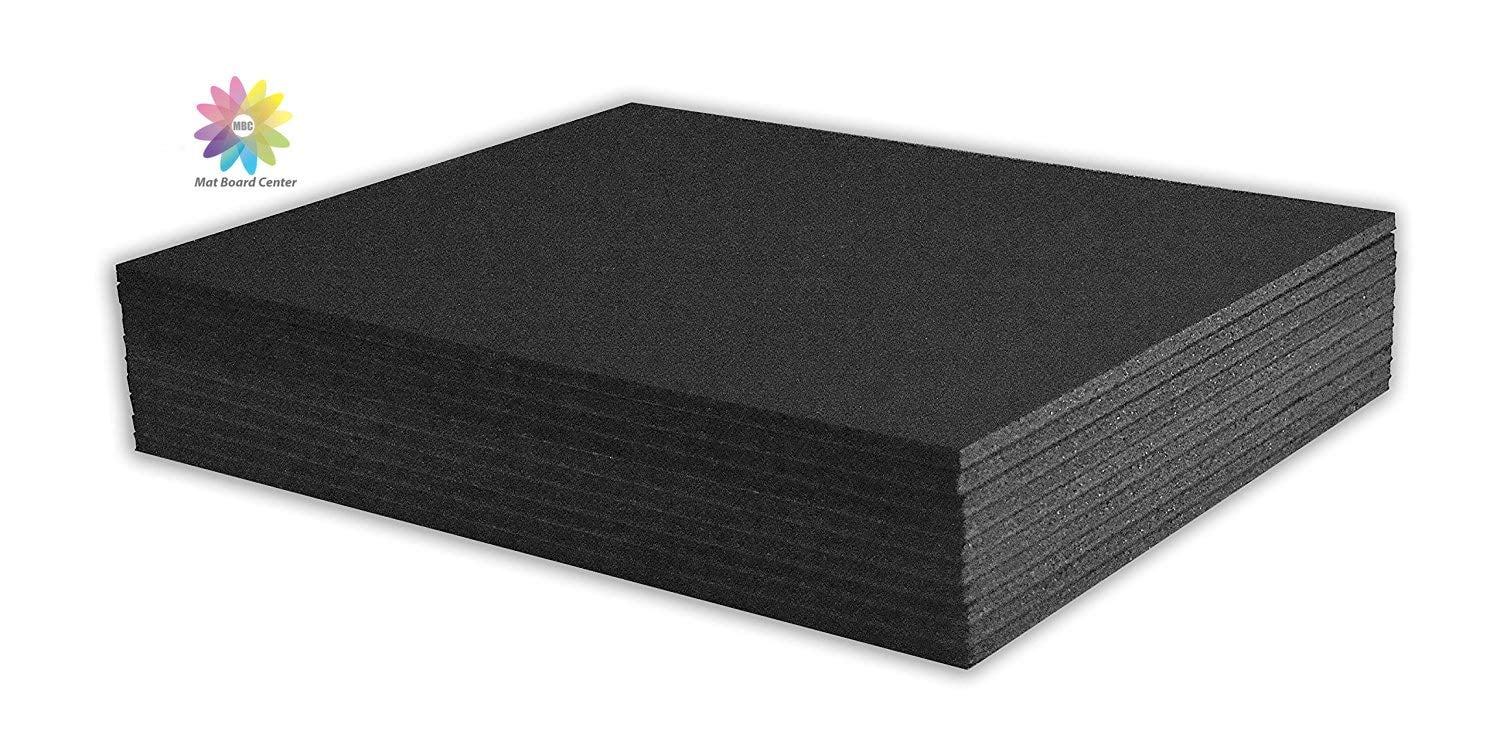 Mat Board Center Pack Of 10 316 Black Foam Core Backing Boards12x16