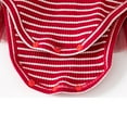 thumbnail image 3 of Odeerbi Baby Girls Long Sleeve Bodysuit Tulle Dress Striped Ruffle Cotton Dress Spring Fall Cute Flower Collar Dress Baby Girls Clothes, 3 of 8