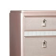 thumbnail image 2 of Benjara Wooden Frame 5 Drawer Swivel Chest with Mirror Trim, Rose Gold, 2 of 3