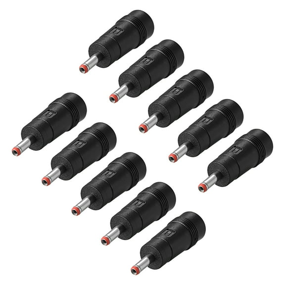 DC Power Connector 5.5mm x 2.1mm Female to 3.5mm x 1.35mm Male 10Pcs