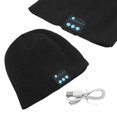 thumbnail image 6 of ZOELNIC Bluetooth 5.0 Beanie Wireless Music Listening Handsfree Headphone Hat Winter Warm Knitted Cap, Black, 6 of 11