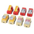 thumbnail image 4 of Camión de bomberos de juguete Coches con retroceso 8 piezas Coche de juguete de plástico Diseño de retroceso Seguro Respetuoso ANGGREK Otros, 4 of 7
