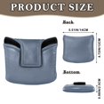 thumbnail image 2 of Haosy Steel Blue Golf Mallet Putter Cover Strong Magnetic Leather Golf Club Headcover Closure, 2 of 7