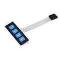 thumbnail image 1 of Kits de teclado de membrana, 50 piezas 1x4 Matriz de teclas Kits de interruptor de teclado de membrana Panel de control sellado Teclado Superdelgado, 1 of 1