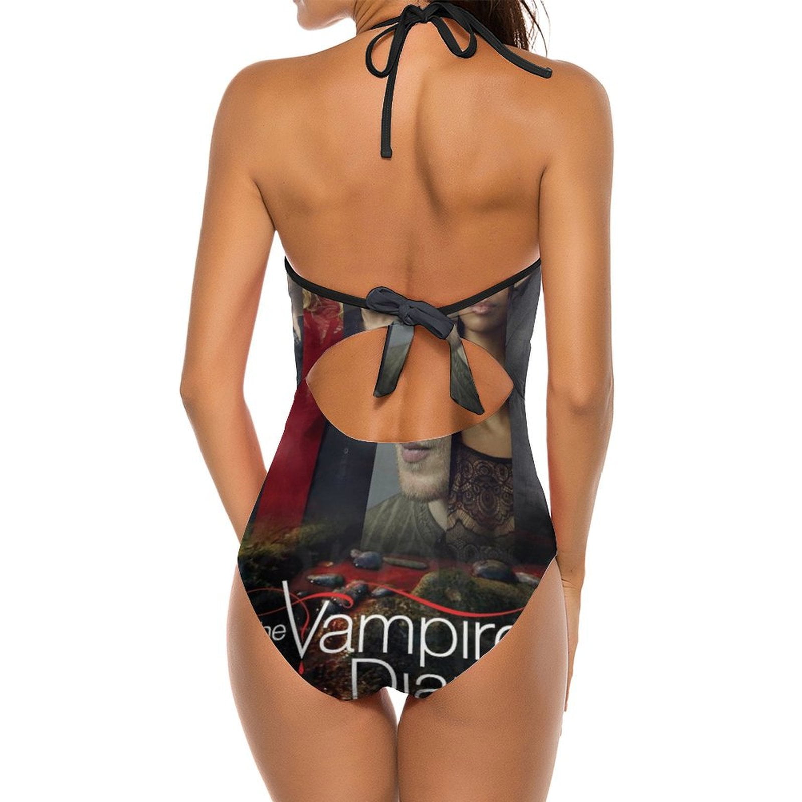 sexy lingerie in store Fantasy Vampire Diaries Women's Swimwear Strap One Piece Backless Tummy  Control V Neck Swimsuit Summer Beach Vacation Bathing Suit
