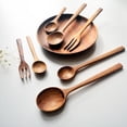 thumbnail image 3 of 1Pcs Wooden Spoons for Eating Mixing Stirring Cooking Coffee Kitchen Teaspoons Tablewares Kicthen Dinnerware Accessories, 3 of 5