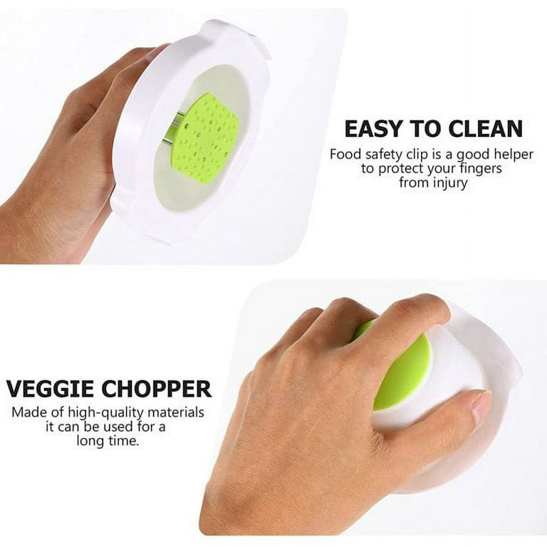 OOKWE Vegetable Slicer Grater Food Safety Holder for Chopping
