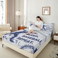 thumbnail image 4 of Castle Fairy Eat Sleep Baseball Boy 3pcs Twin Sheet Sets,Sport Theme Twin Fitted Sheet,Hippie Splash Breathable Flat Sheet,Lightweight Room Decor, 4 of 7