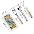 thumbnail image 2 of Haiem Cute Dogs Collage for Stainless Steel Kids Silverware Set - Children’s Utensil Set - Children's Knife, Fork And Spoon Set - Metal Kids Cutlery Set, 2 of 8