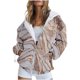 thumbnail image 1 of Puntoco Abrigo Mujer Moda Blusa Impresa Manga Larga Tops Sudadera Bolsillos Con Capucha Liquidación Puntoco Puntoco-1, 1 of 4