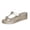 Gold, variant on Women's Fashionable And Casual Summer Thick-Soled Outdoor Wedge Sandals Blue 5.5