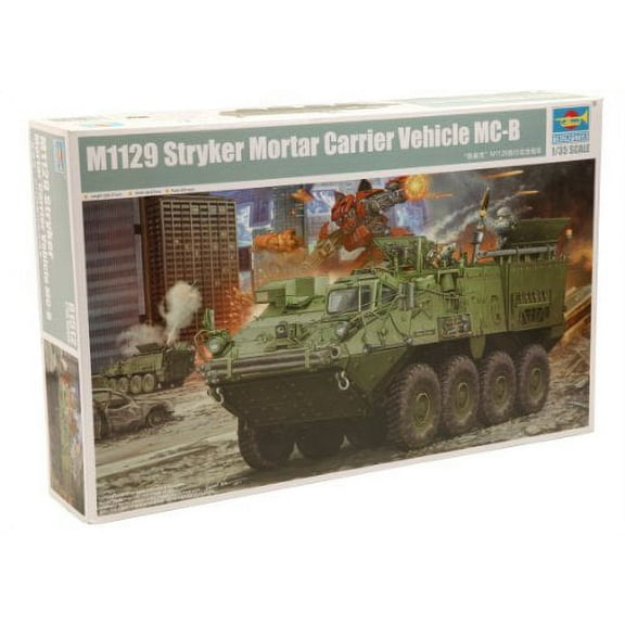 Trumpeter Models M1129 Stryker Carrier Vehicle (MC-B) w/120mm Mortar New