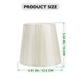 thumbnail image 2 of SHISUYAN 1pc Stylish Cloth Lampshade Cover Clip for Bulb Type Bedroom Light, 2 of 8