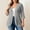Dark Gray, variant on Vrorvz Plus Size Cardigan for Womens 3/4 Sleeve Open Front Cardigans Lightweight Breathable Jacket Vacation Beach Top