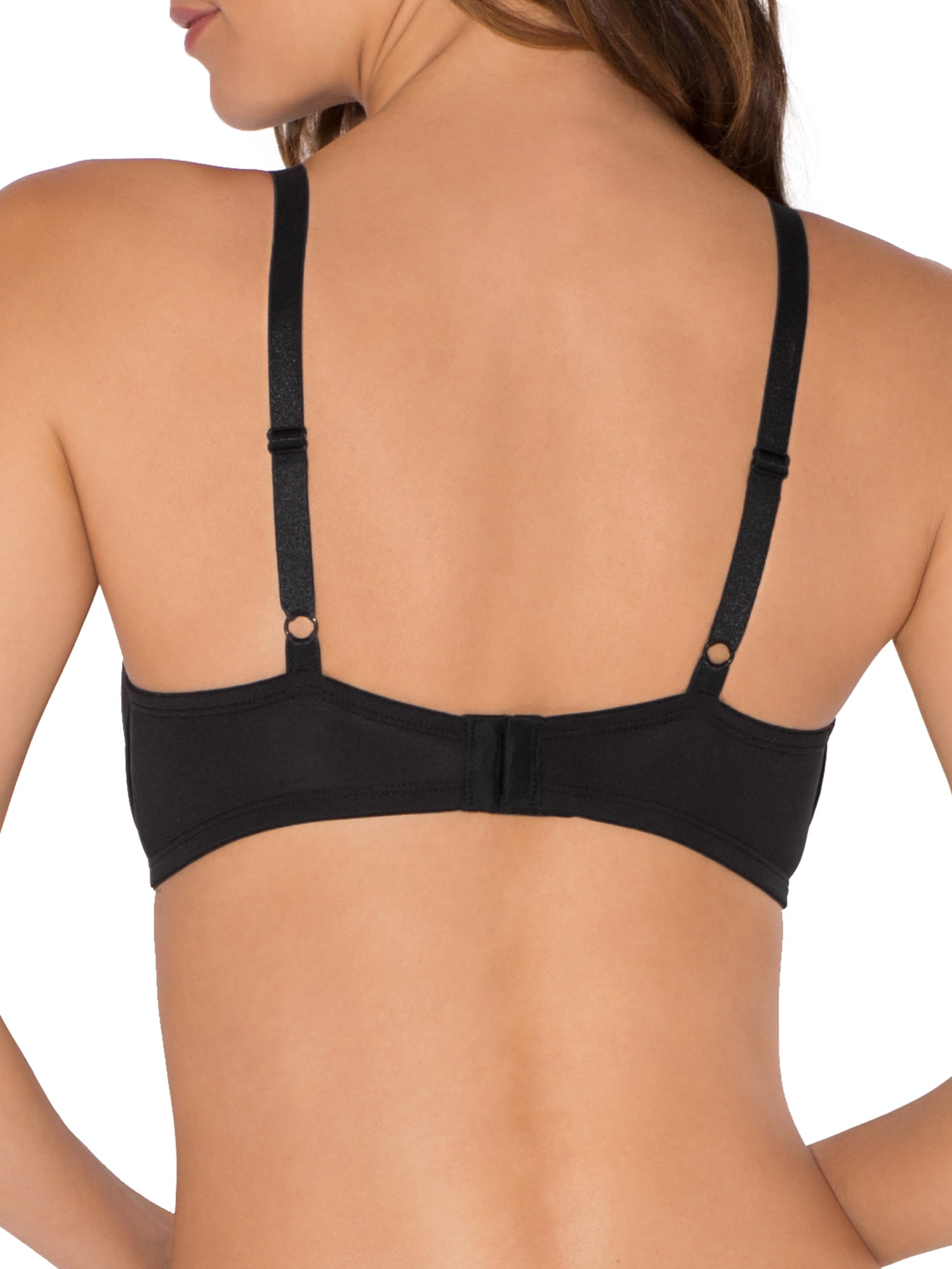 Fruit of the Loom Women's Cotton T-Shirt Bra, 2-Pack