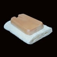 thumbnail image 4 of Cepillo de baño exfoliante natural de lufa luffa loofa en un palo, con mango largo de madera, cepillo para espalda, esponja de ducha, depurador de espalda corporal, 4 of 5