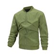 thumbnail image 2 of Men's Jacket, Workwear, Loose Fit, Windbreaker Light Green XL, 2 of 4