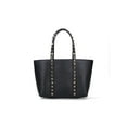 thumbnail image 3 of Valentino Garavani Women's Small 'Rockstud' Top Handle Bag – Black Black, 3 of 5