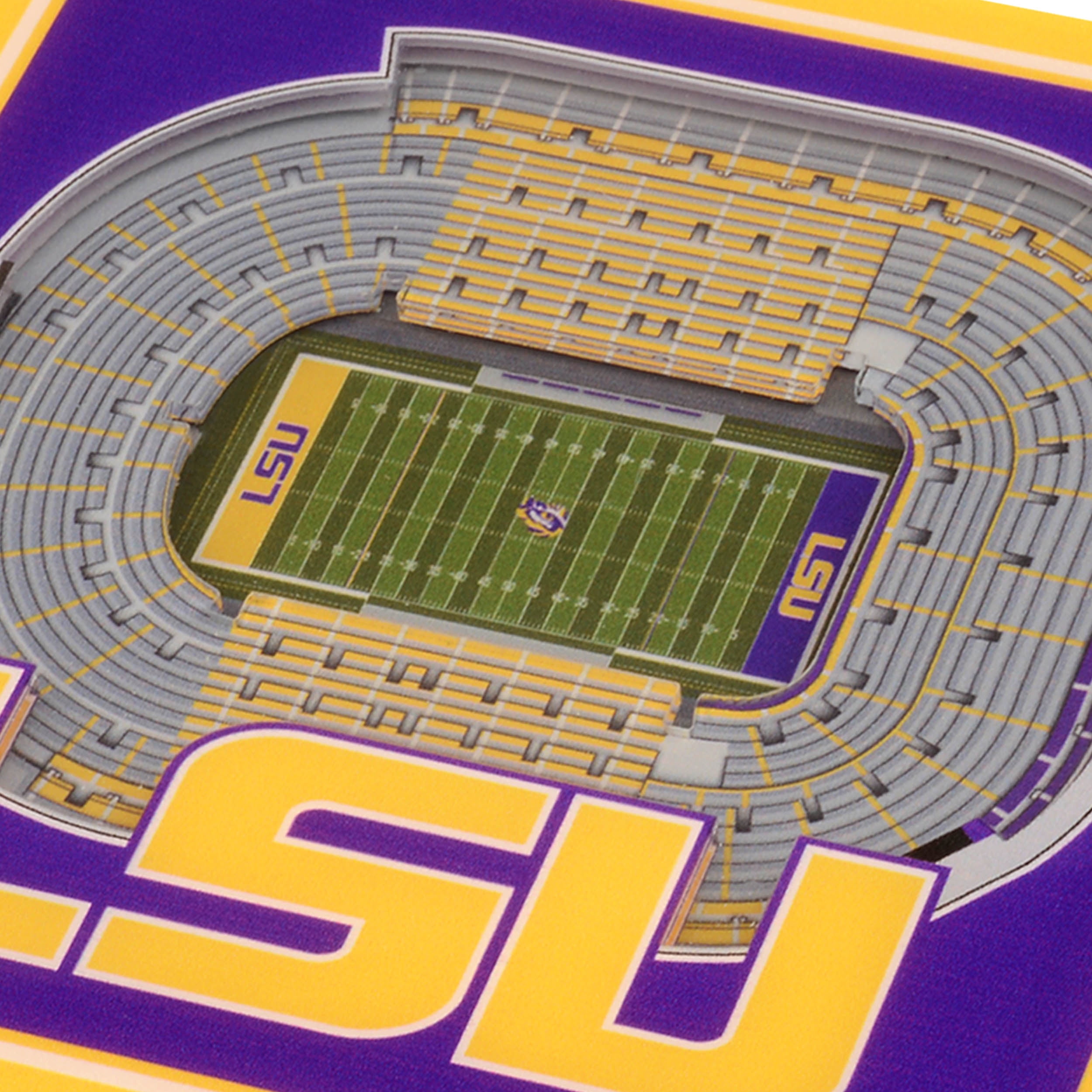 YouTheFan NCAA LSU Tigers Stadiumview Cribbage