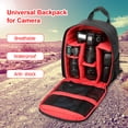 thumbnail image 2 of Bolsa para DSLR digital Mochila impermeable para cámara al aire libre (negro rojo), 2 of 7