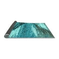 thumbnail image 2 of Ahgly Company Indoor Rectangle Abstract Light Blue Modern Area Rugs, 2' x 4', 2 of 4