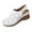 White, variant on Womens Sandals Comfortable Wedge Closed Toe Slip-on Leisure Hollow Slides Shoes for Spring Summer Casual Daily Holiday Beach