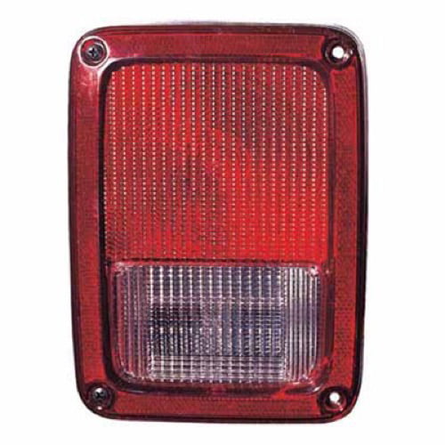 GO-PARTS Replacement for 2007 - 2018 Jeep Wrangler Rear Tail Light Lamp  Assembly / Lens / Cover - Left (Driver) Side 55077891AH CH2800177  Replacement For Jeep Wrangler 