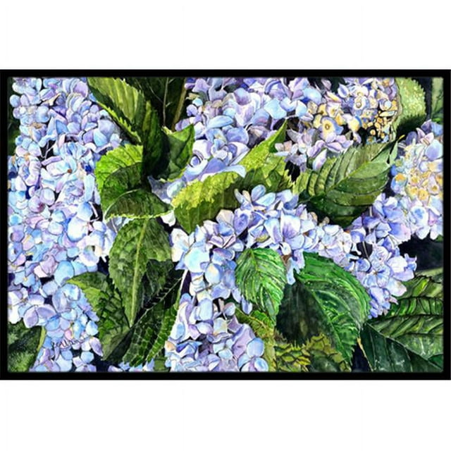 Carolines Treasures 8730JMAT Hortensia d'Intérieur Ou d'Extérieur- 24 x 36 Po.