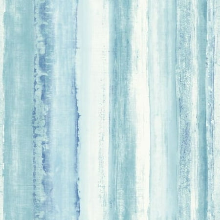 Navy Stripe Wallpaper - RoomMates Blue Watercolor Stripe Peel & Stick Wallpaper