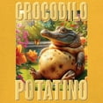 thumbnail image 3 of Crocodilo Potatino Long Sleeve T-shirt Funny Italian Brainrot Gen Z Alpha Meme, 3 of 7
