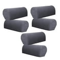thumbnail image 1 of GUOOL Set Of 6 Flannel Furniture Sofa Armrest Covers Protectors - Gray, 1 of 9