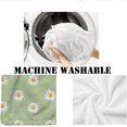 thumbnail image 3 of Super Soft Lightweight Daisy Flannel Blanket for Bed Sofa Couch Living Room Nursery Unisex Fleece Blanket for Children Adults Pets All Season Use 50 x 60 inches (Sage Green), 3 of 4