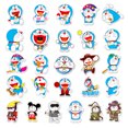 thumbnail image 4 of Paquete de pegatinas Doraemons Anime, 52 unidades, 4 a 8 cm, resistentes al agua, 4 of 5