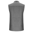 thumbnail image 5 of USNSM Mens Tank Tops Summer Solid Color V Neck Sleeveless Muscle Summer Athletic Shirts for Men Running Undershirts Tank Gray XXXL, 5 of 6