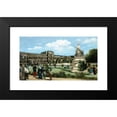 thumbnail image 2 of Pierre-François Marangé 14x10 Black Modern Framed Museum Art Print Titled - The Ruins of the Tuileries Palace, After the Fire of 1871 (1880), 2 of 5