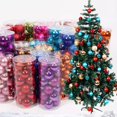 thumbnail image 3 of 34 bolas navideñas de 4 cm, adorno para árbol de Navidad, decoración para el hogar, colgante, regalo de Año Nuevo, bola de Navidad, 3 of 5