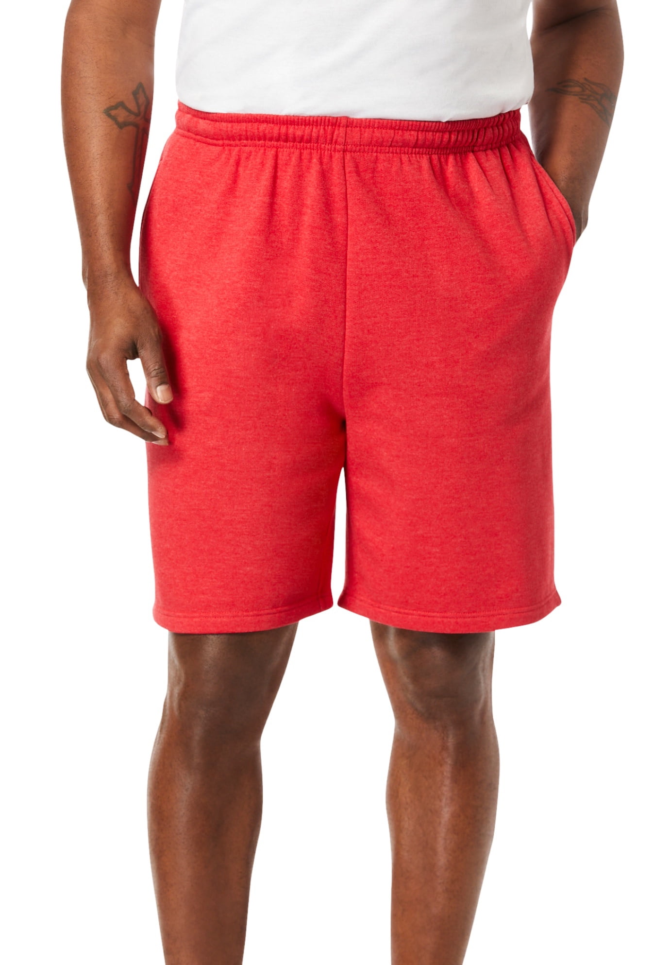 big and tall mens fleece shorts